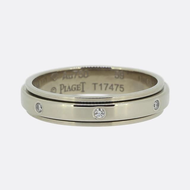 Piaget Diamond Wedding Band Ring from The Vintage Jeweller, photo 1 of 1