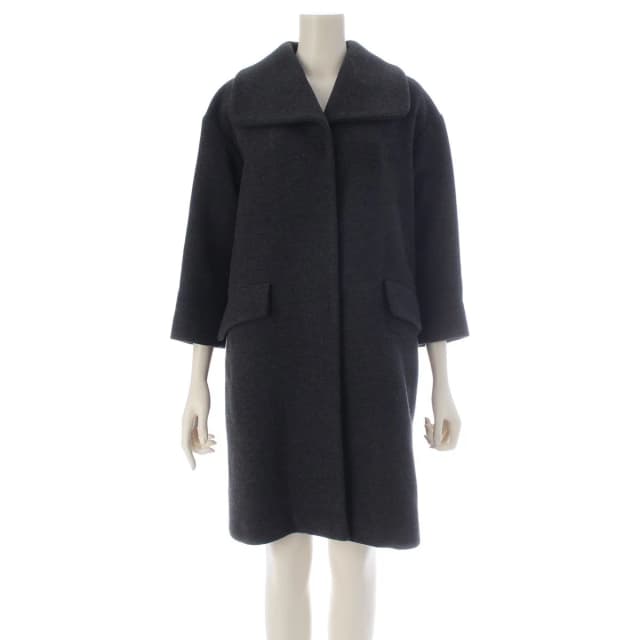 Miu Miu Wool Color Coat Gray 36 in Grey Wool from The Reluxe, photo 1 of 1