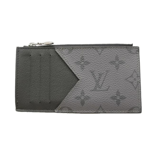 Louis Vuitton Monogram Eclipse Reverse Coin Card Holder Black Gray in Black from The Reluxe, photo 1 of 1