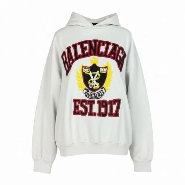Balenciaga Demna Era Distressed Cotton Hood Hoodie from The Reluxe, photo 1 of 1