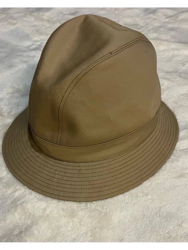 Burberry Vintage Nova Check Tan Rain Hat in neutral|brown from Poshmark, photo 1 of 1