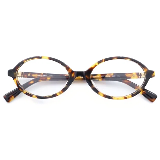 Miu Miu Regard Sunglasses Eyewear Brown Frame Clear Lens in Brown from The Reluxe, photo 1 of 1