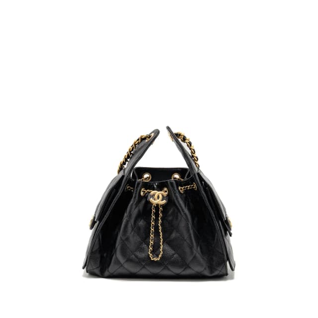 Chanel Small 25 Bag Caviar black GHW (Microchip) in Black Caviar leather from EMIER, photo 1 of 1