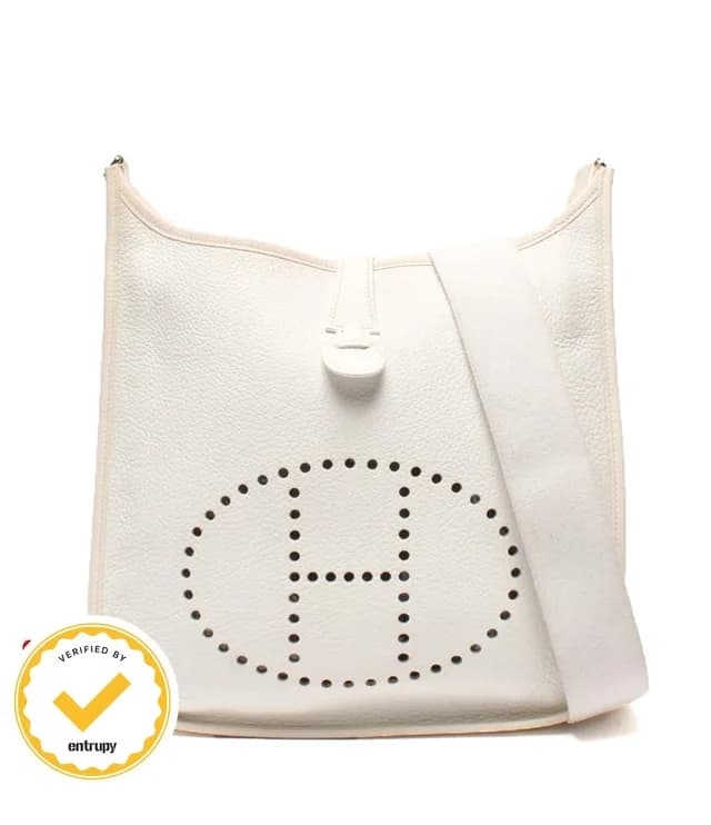 Hermès Shoulder Bag Crossbody Silver Evelyne 1 PM in Silver from The Reluxe, photo 1 of 1