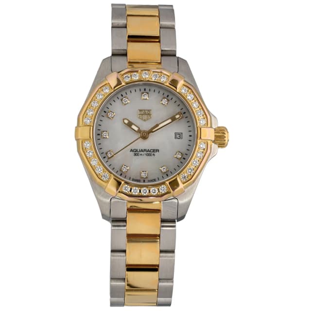 TAG Heuer Aquaracer WBD1423 27mm Bi-Colour Watch from H&T, photo 1 of 1