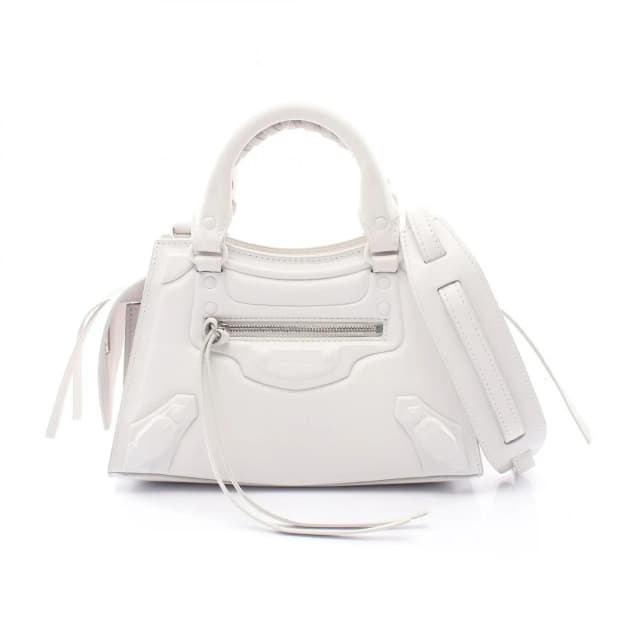 Balenciaga Handbag Neo Class City Mini 2-Way White Leather Neo Classic in White Leather from The Reluxe, photo 1 of 1