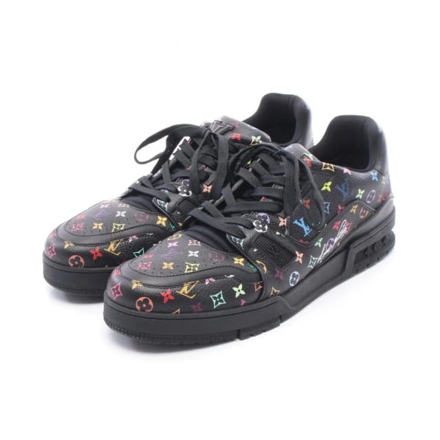 Sneakers LV TM LV Trainer Line Takashi Murakami Collaboration in Leather from The Reluxe, photo 1 of 1