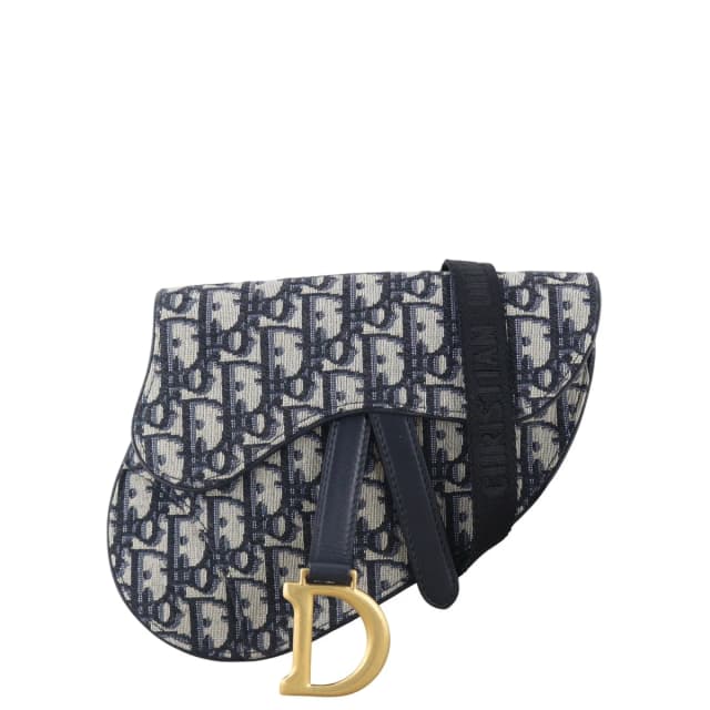 Dior Saddle Belt Bag Oblique in Leather from Luxe.It.Fwd, photo 1 of 1