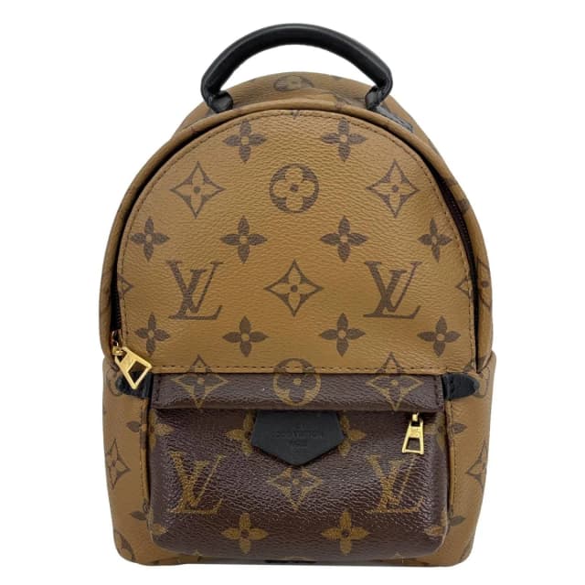 Louis Vuitton Palm Springs Mini Monogram Reverse Canvas Backpack Bag Brown in Brown Canvas from Dallas Designer Handbags, photo 1 of 1