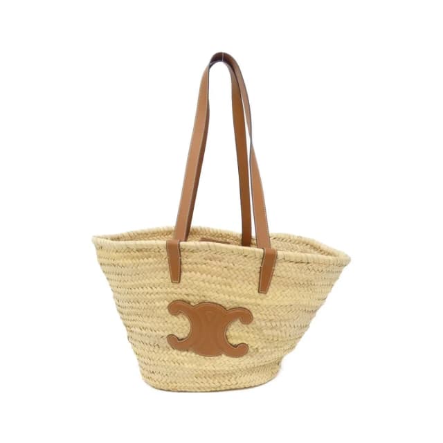 Celine Large Triomphe Basket Bag in Raffia from The Reluxe, photo 1 of 1