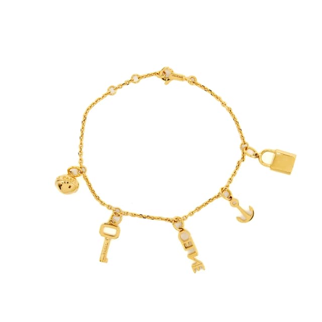Celine Padlock Charm/key bracelet gold tone in Gold from EMIER, photo 1 of 1
