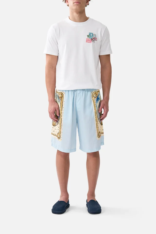 Camilla eBoutique BAGGY LONG WALK SHORT WITH ELASTIC WAIST HOUSE OF HOROSCOPES, image 1 of 1 from CAMILLA