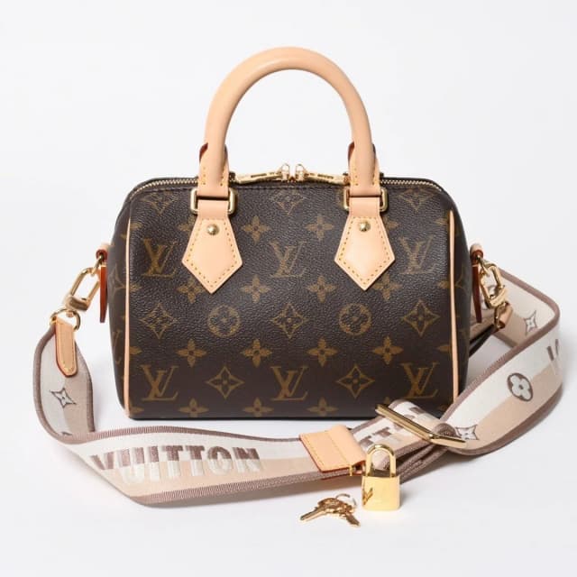 Louis Vuitton Shoulder Bag Speedy Bandouliere 20 Leather Brown Gold in Brown Leather from The Reluxe, photo 1 of 1
