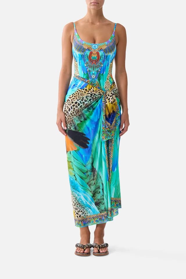 Camilla eBoutique MULTI WEAR LONG SARONG JUNGLE FLIGHT, image 1 of 1 from CAMILLA