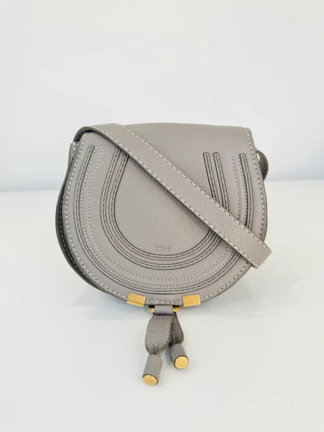 Chloé Small Leather Marcie Bag in Leather from Edit Second Hand, photo 1 of 1
