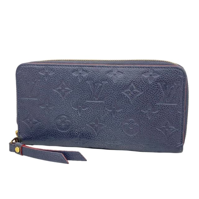Louis Vuitton Wallet Monogram Empreinte Zippy Marine Rouge in Red from The Reluxe, photo 1 of 1