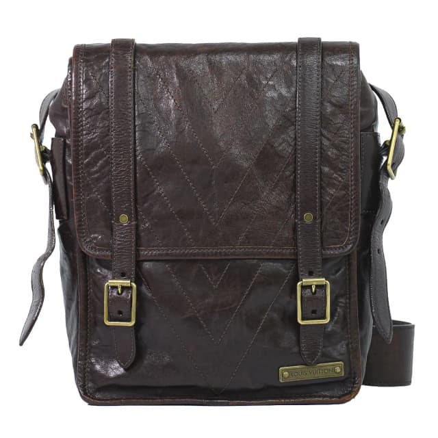 Louis Vuitton Cui Leather Shoulder Bag Brown Second in Brown Leather from The Reluxe, photo 1 of 1