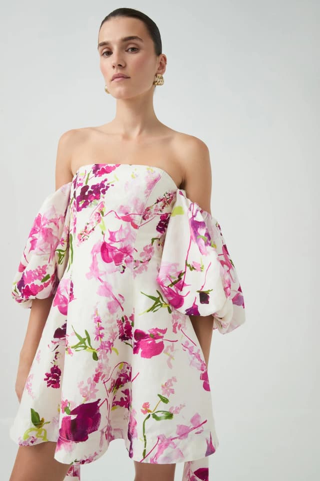 AJE Incarnation Mini Dress in FRESH FLORA, image 1 of 1 from Aje