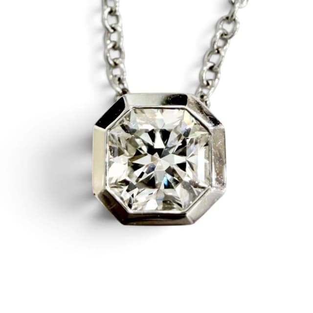 Tiffany & Co. Lucida Diamond Necklace Frame Included Platinum from The Reluxe, photo 1 of 1