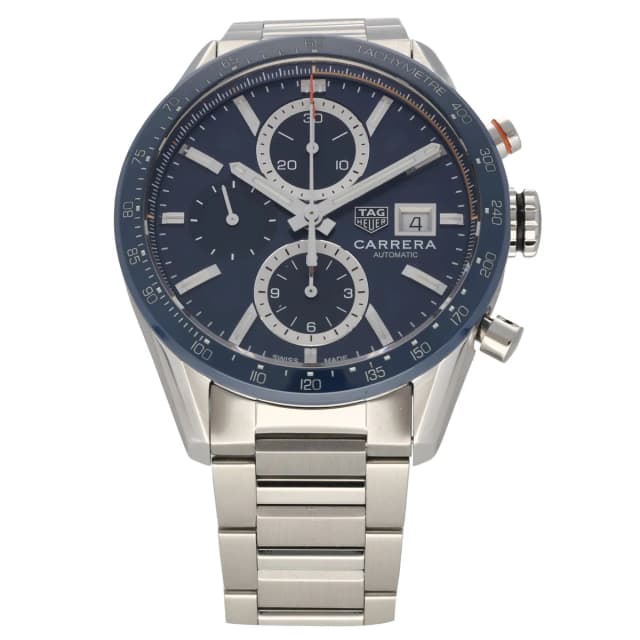 TAG Heuer Carrera CBM2112-0 41mm Stainless Steel Watch from H&T, photo 1 of 1