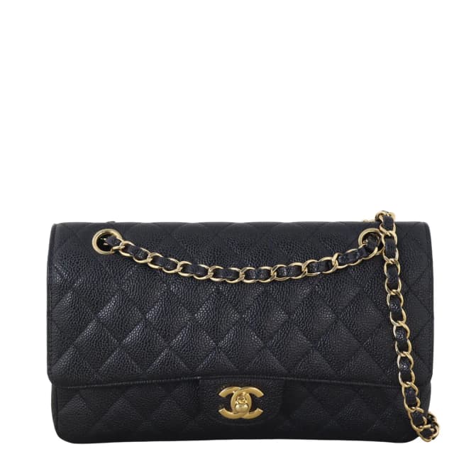 Chanel Classic Double Flap Medium Caviar in Caviar leather from Luxe.It.Fwd, photo 1 of 1