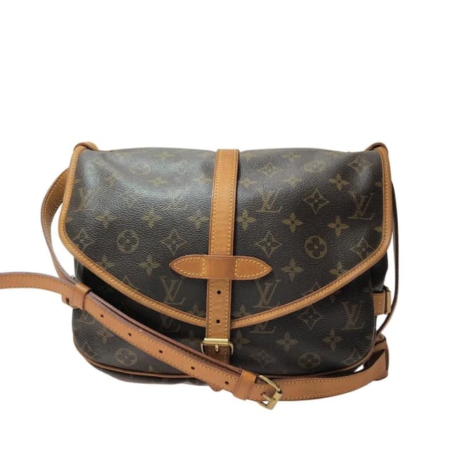 Louis Vuitton Women's Shoulder Bag Monogram Saumur 30 Brown in Brown Coated canvas from The Reluxe, photo 1 of 1