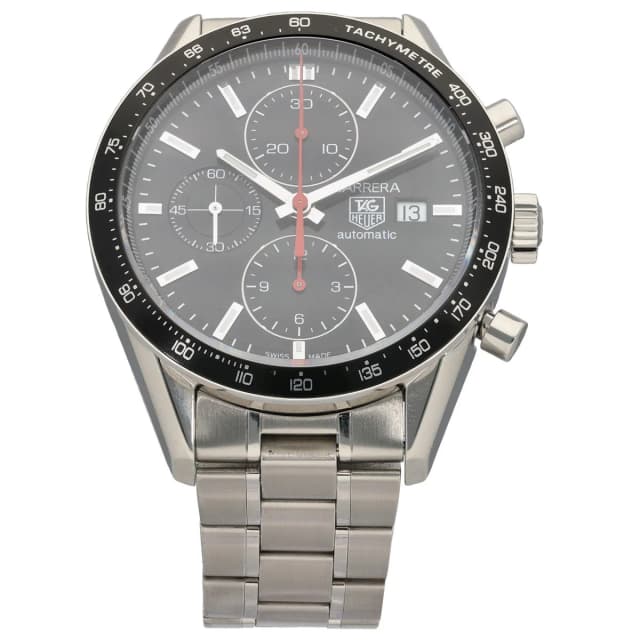 TAG Heuer Carrera CV2014-2 41mm Stainless Steel Watch from H&T, photo 1 of 1