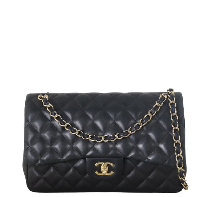 Chanel Classic Double Flap Jumbo Lambskin in Lambskin from Luxe.It.Fwd, photo 1 of 1