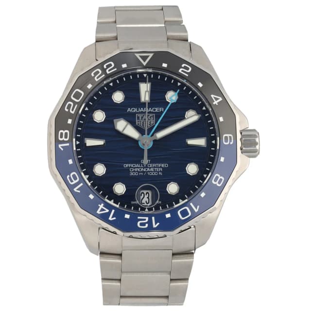 TAG Heuer Aquaracer WBP5114 43mm Stainless Steel Watch from H&T, photo 1 of 1