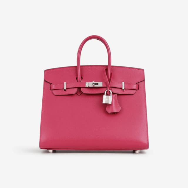 Hermès Birkin 25 Sellier - Framboise Madame | Palladium Hardware in Pink Madame Leather from Bagista, photo 1 of 1