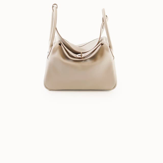 Hermès Lindy 26 Evercolour Gris Perle - Y Stamp (2020) in Grey Leather from The Purse Affair, photo 1 of 1