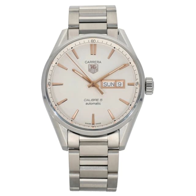 TAG Heuer Carrera WAR201D-0 41mm Stainless Steel Watch from H&T, photo 1 of 1