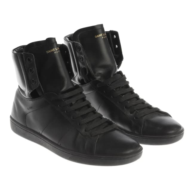 Saint Laurent High-Top Sneaker EUR 41 Schwarz in Schwarz from Buddy And Selly, photo 1 of 1