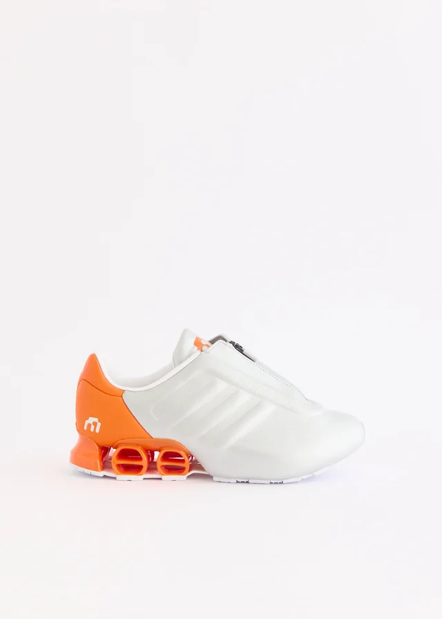 Adidas x MIAOU Megaride ‘Silver Metallic Power Blue' Sneakers in Silver metallic, image 1 of 1 from Incu