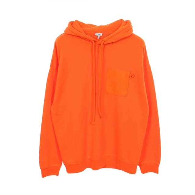 Loewe Hoodie Anagram Cotton Leather in Leather from The Reluxe, photo 1 of 1