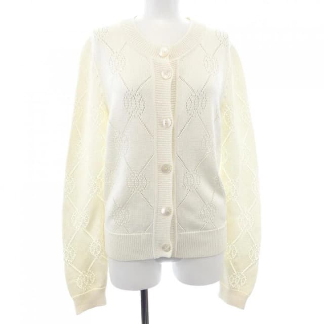 Hermès Lift Cardigan White 36 Translucency in White from The Reluxe, photo 1 of 1