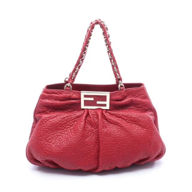 Fendi Tote Mia Red Leather Mia Chain in Red Leather from The Reluxe, photo 1 of 1
