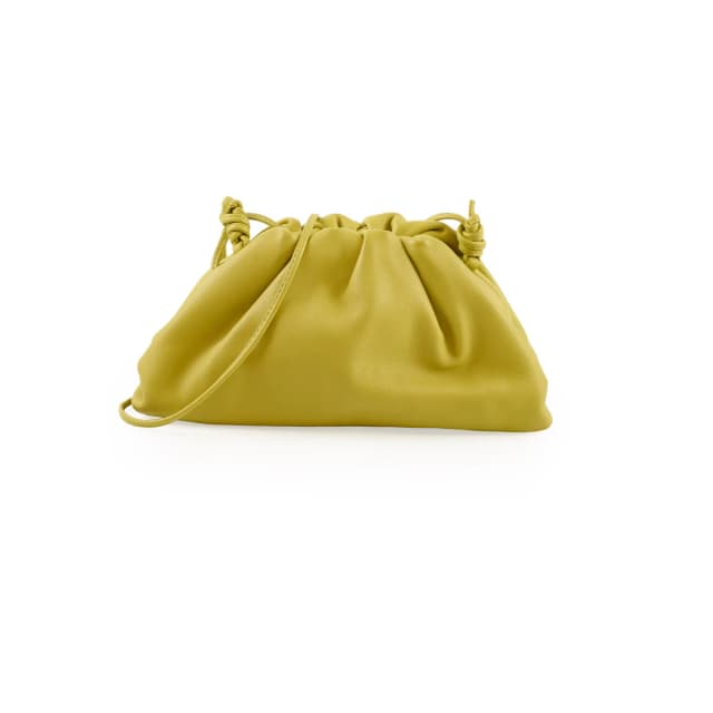 Bottega Veneta Mini Pouch Bag Kiwi in Leather from The Purse Affair, photo 1 of 1