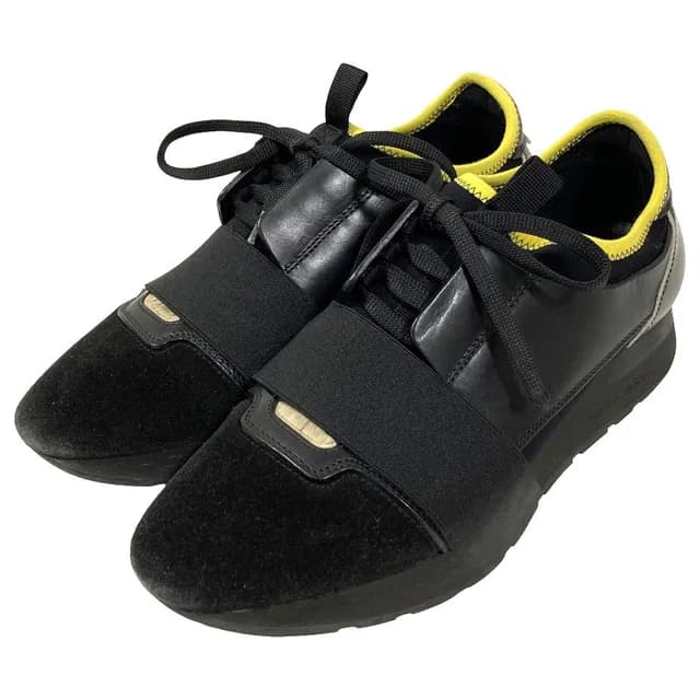 Balenciaga Suede Sneakers Black 38 in Black Suede from The Reluxe, photo 1 of 1