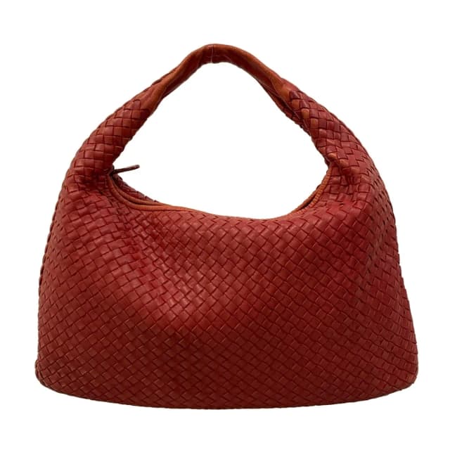 Bottega Veneta Handbag Intrecciato Red Leather in Red Woven leather from The Reluxe, photo 1 of 1