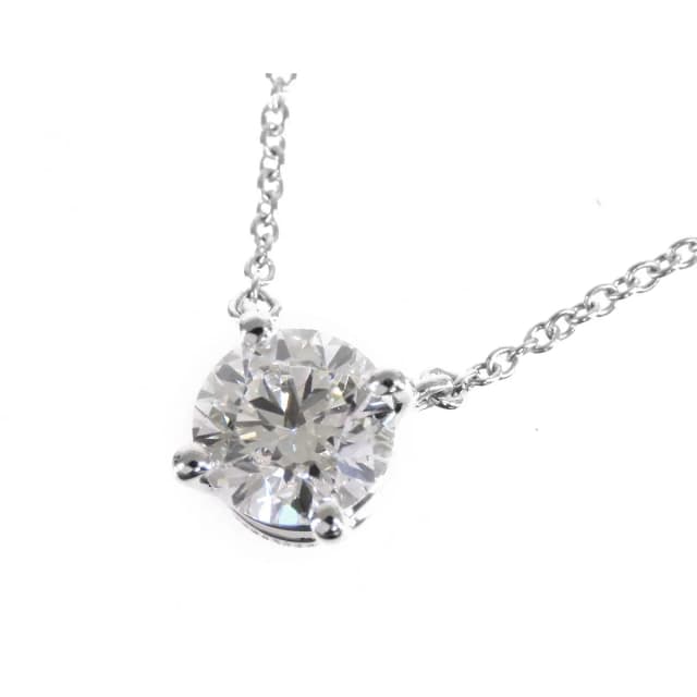 Tiffany & Co. Solitaire Diamond Pendant Platinum Necklace from The Reluxe, photo 1 of 1