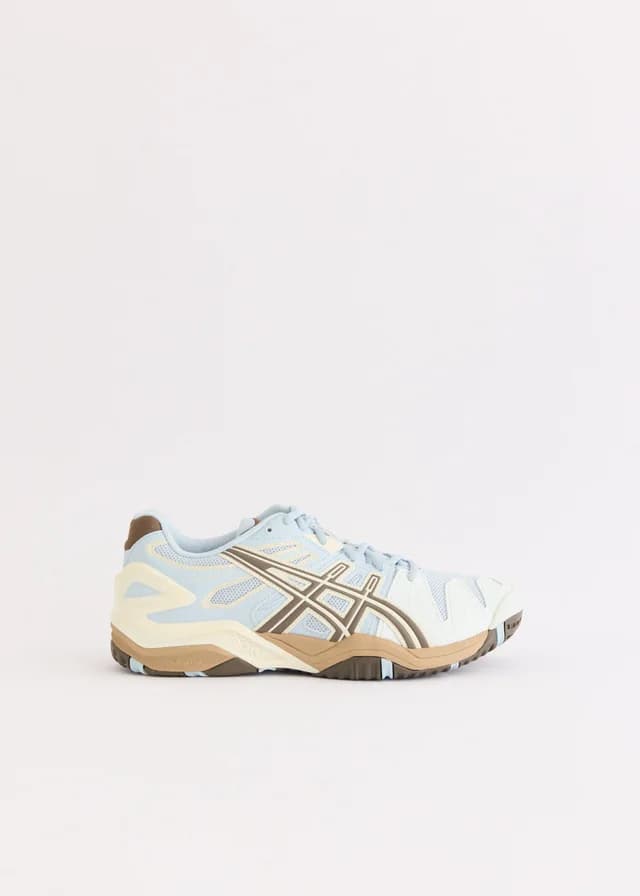 Asics Gel-Resolution 5 'Storm Cloud/Sepia Brown' Sneakers in STORM CLOUD/SEPIA BROWN, image 1 of 1 from Incu