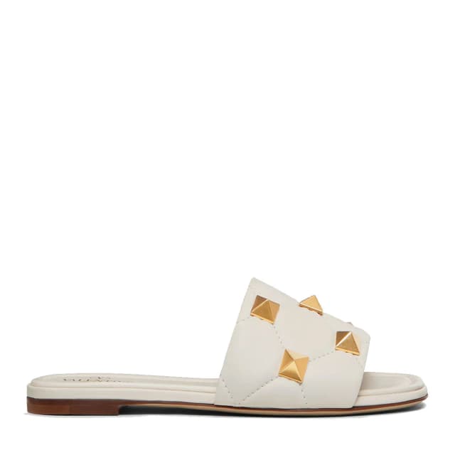 VALENTINO GARAVANI Roman Slide, Ivory, image 1 of 1 from Cultstatus