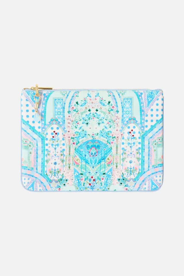 Camilla eBoutique SMALL CANVAS CLUTCH MIDSUMMER MOSAICS, image 1 of 1 from CAMILLA