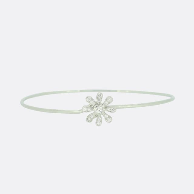 Tiffany & Co. Paloma Picasso Diamond Daisy Bangle from The Vintage Jeweller, photo 1 of 1