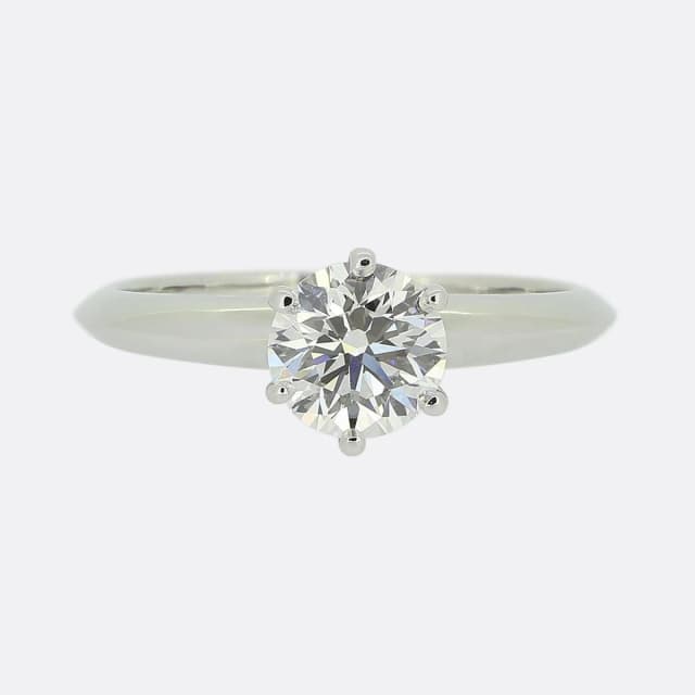 Tiffany & Co. 1.01 Carat Diamond Engagement Ring from The Vintage Jeweller, photo 1 of 1