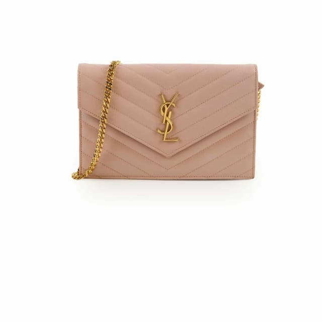 Saint Laurent Envelope WOC Light Pink in Pink Leather from The Purse Affair, photo 1 of 1