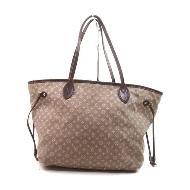 Louis Vuitton Bordeaux Monogram Mini Lin Idylle Neverfull MM Tote Bag in Burgundy Leather from Bagriculture, photo 1 of 1