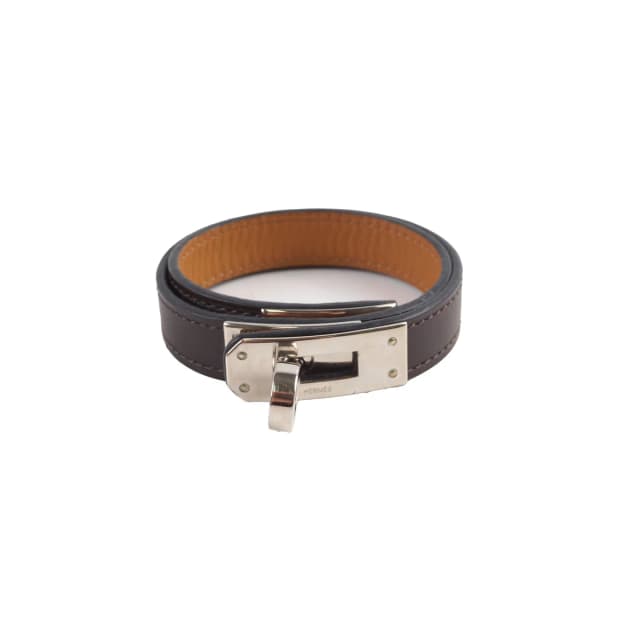 Hermès Kelly Double Tour Bracelet Brown Size S/T2 in Brown Swift leather from The Purse Affair, photo 1 of 1