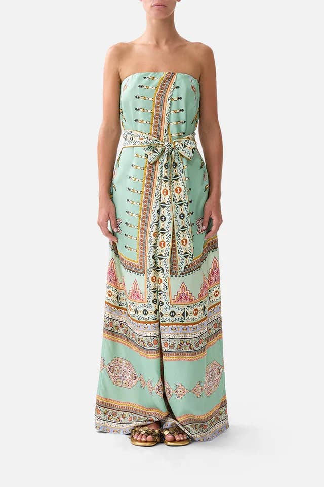 Camilla eBoutique FRONT PLEAT STRAPLESS JUMPSUIT LEGEND HAS IT, image 1 of 1 from CAMILLA